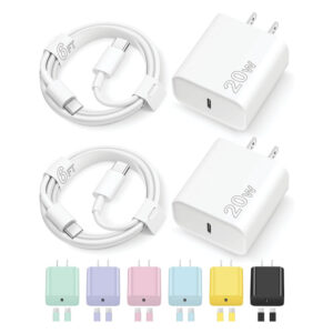 iPhone 17 16 15 Charger Fast Charging Type C Chargers USB C Charger Block iPhone 17 16 15 Air Pro Max Chargers with 6FT Cable for iPhone 17/17 Plus/17 Pro Max/16/16 Plus/16 Pro Max/15 Pro Max/iPad Pro