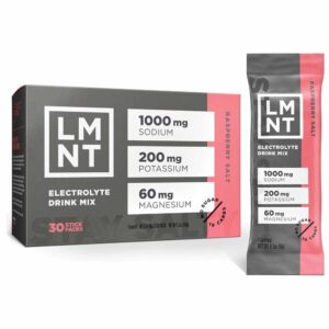 LMNT Zero Sugar Electrolytes Drink Mix, Hydration Powder Packets with Sodium, Potassium & Magnesium, Keto & Paleo Friendly Electrolyte Supplement