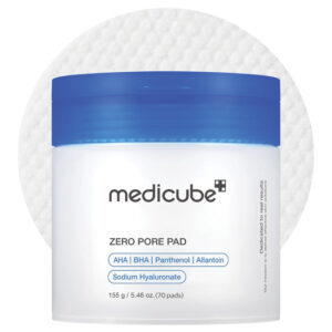 Medicube Zero Pore Pads 2.0 – Dual-Textured Facial Toner Pads with AHA & BHA (70 Pads) – Pore Refining, Exfoliating & Oil-Balancing Korean Skincare
