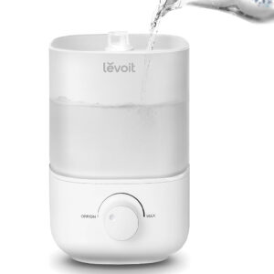 Levoit Top-Fill Cool Mist Humidifier – 2.5 L Water Tank, Ultra-Quiet Operation, Auto Shut-Off & BPA-Free for Bedroom, Nursery & Home